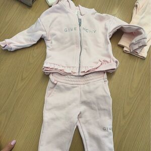 Givenchy Pink Kids Matching Hoodie & Joggers Set